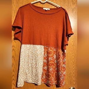 Above & Beyond Large short sleeve top. Brand new, never worn